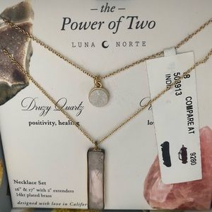BRAND NEW. Luna Norte necklace set